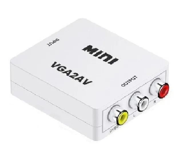 Conversor Adaptador Vga para RCA Av (audio E Video)