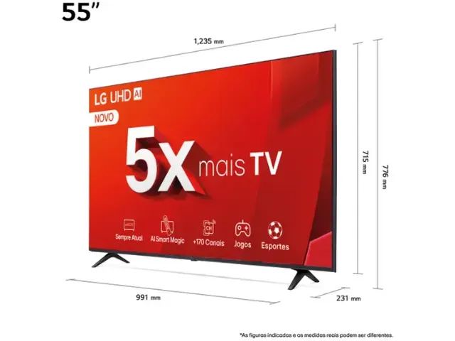 Smart TV 55" 4K LG 