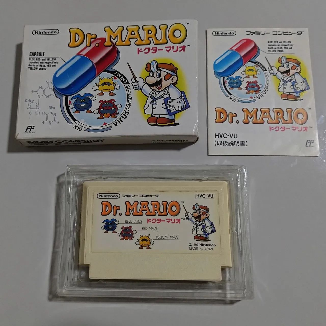 Dr. Mario - Nintendo - Famicom - Cartucho Original