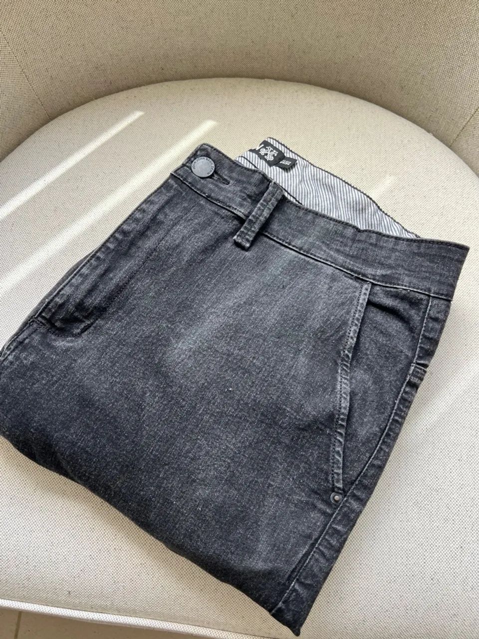 Calça john john azul e preta  - Foto 4