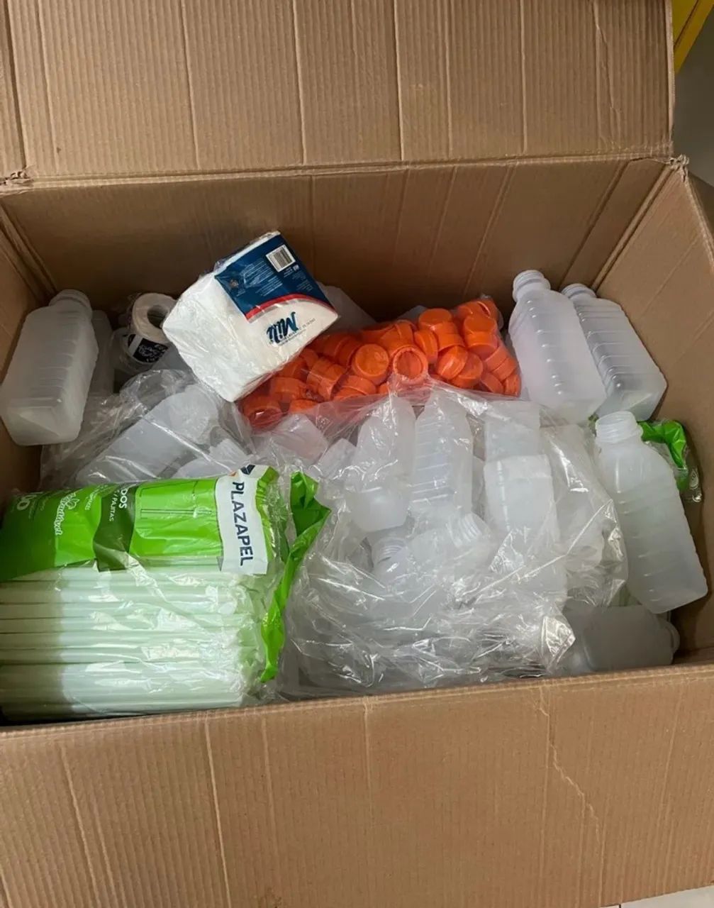 Kit para açaí/suco na garrafa 