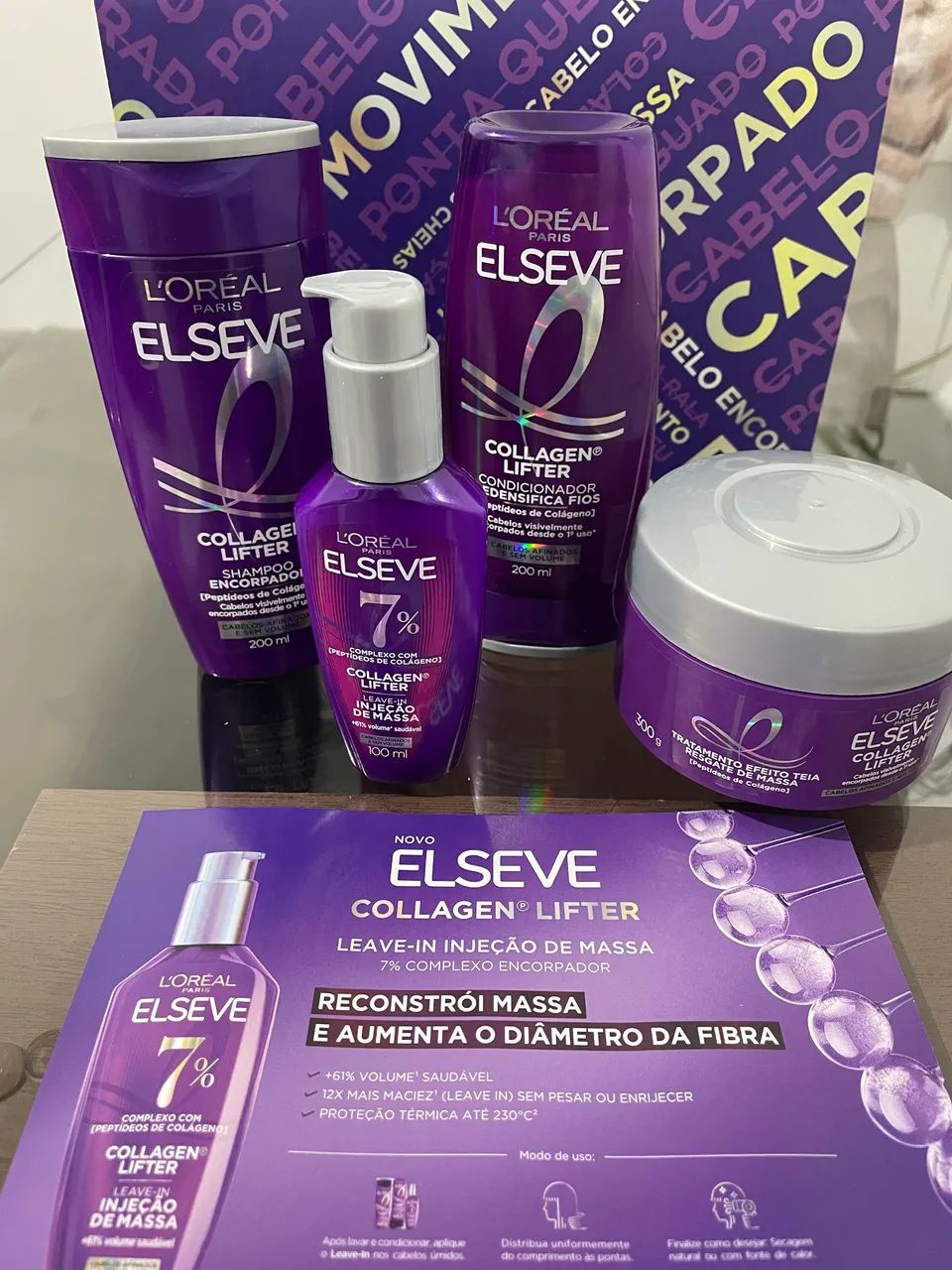 Combo Capilar Elseve Collagen Lifter - Foto 2