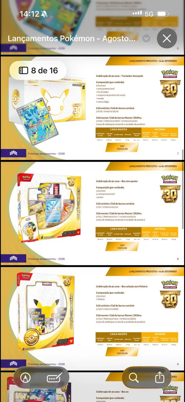 Coleção 30 anos vezes 10
