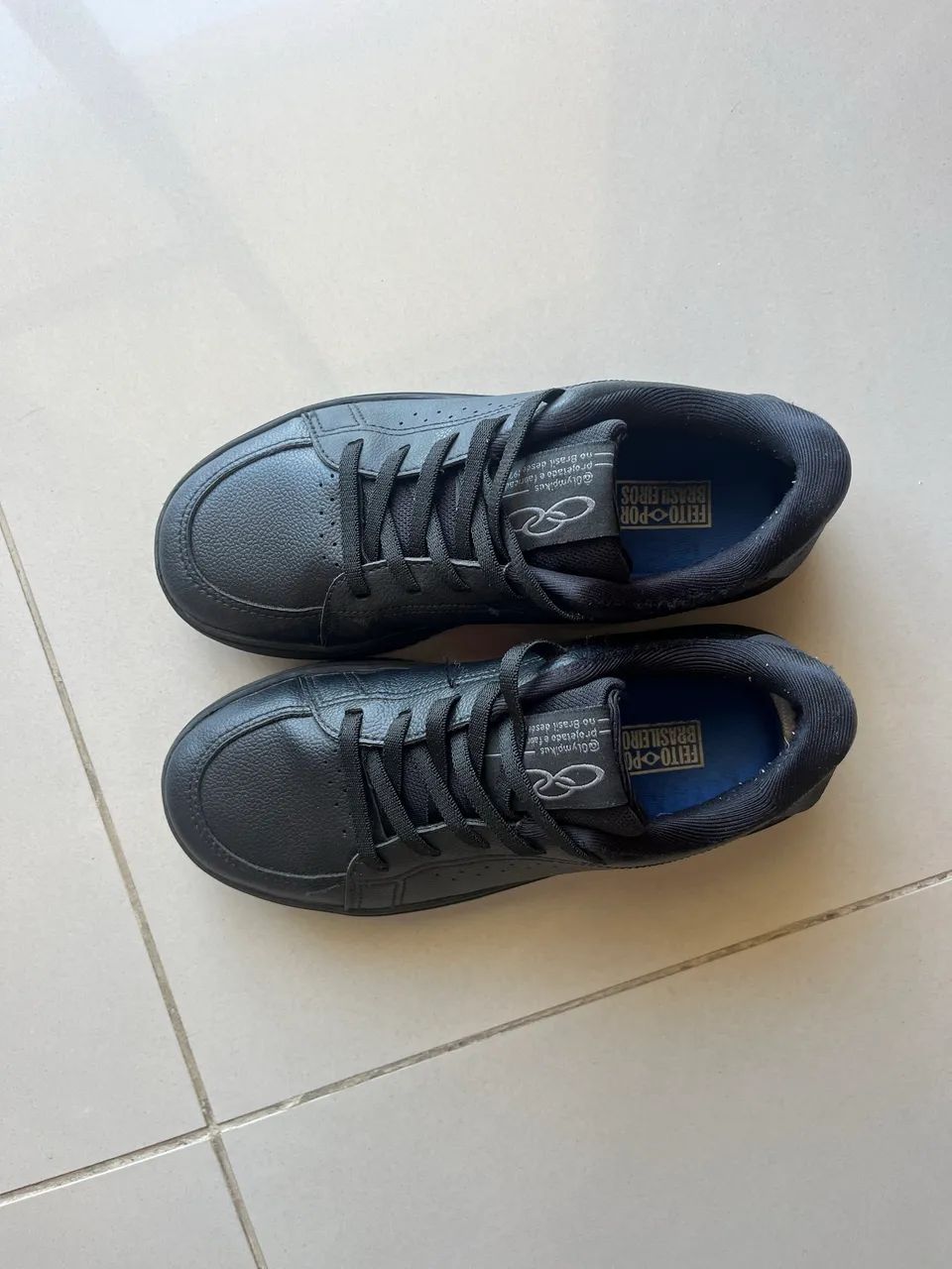 Tênis Olimpikus casual preto  - Foto 3