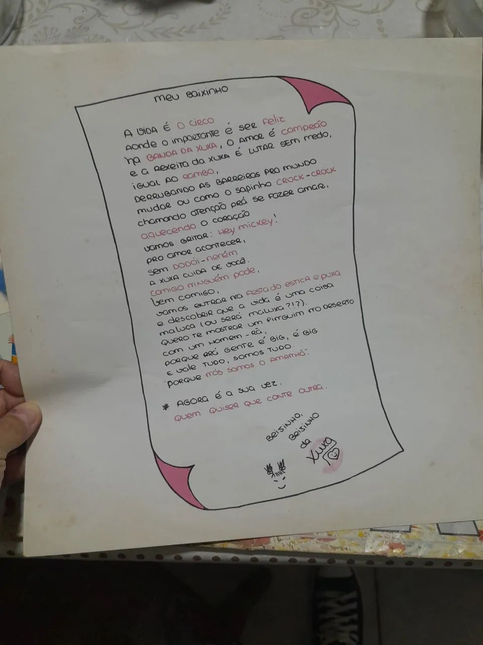 Vinil xuxa com capa, encarte e foto autografada  - Foto 3