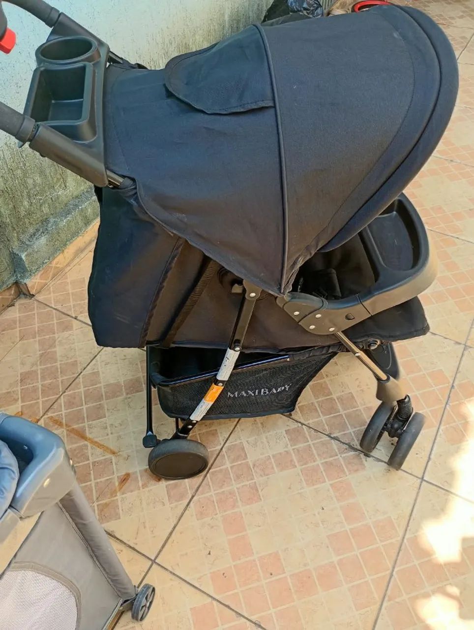 Berço chiqueirinho com carrinho - Foto 3