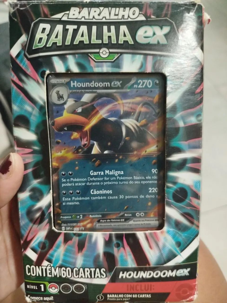 BARALHO BATALHA EX (POKÉMON) COM 60 CARTAS 