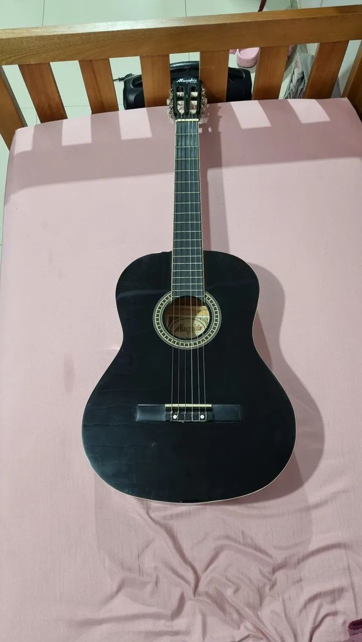 Violão Memphis AC-39 + Capa + Partituras - Ótimo Estado