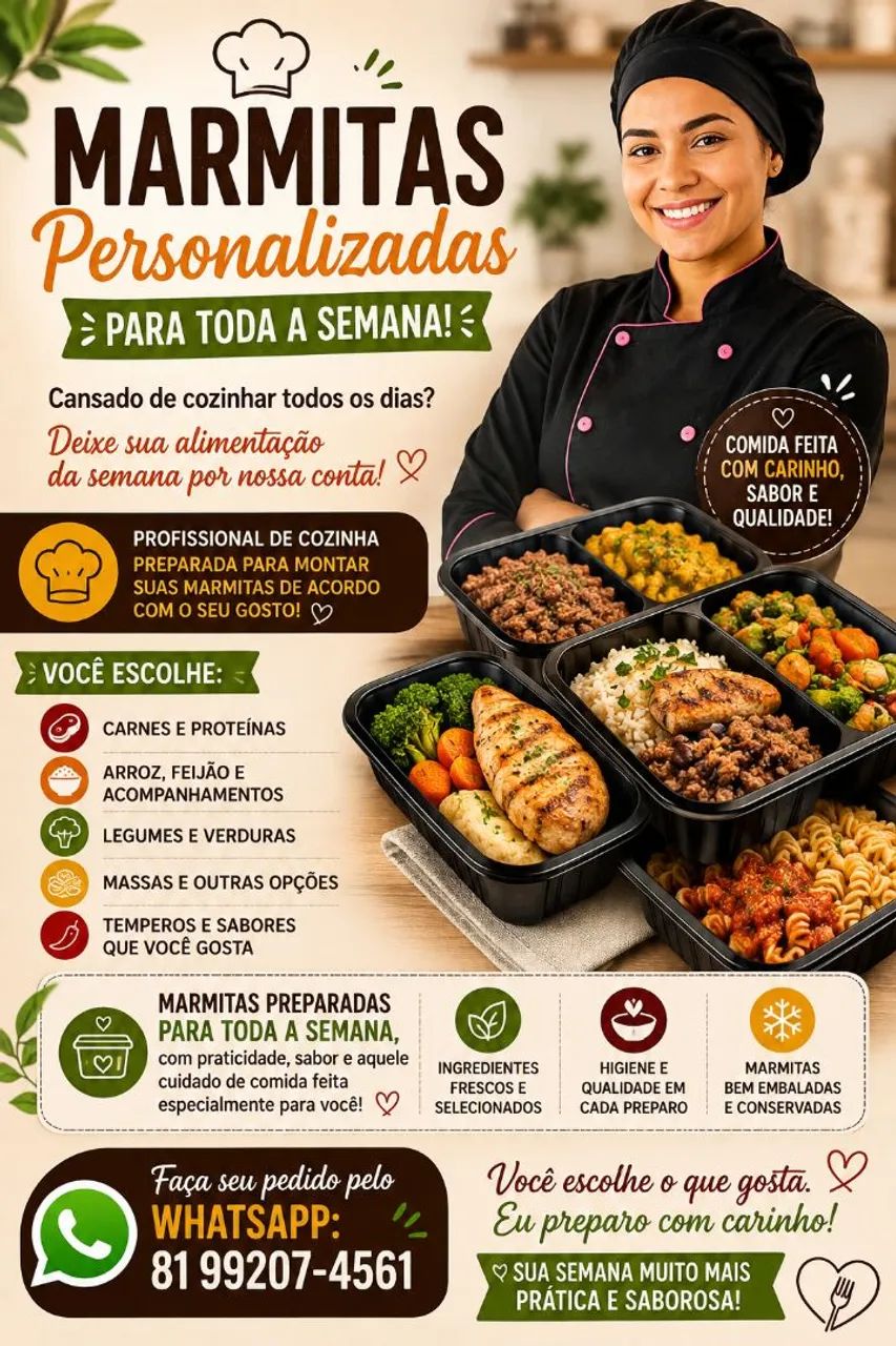 Cozinheira profissional 