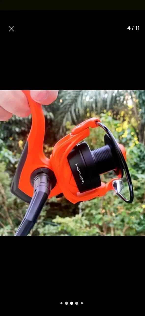 MOLINETE DAISEN HIKARI 5000 COR DE LARANJA !!SUPER PROMOÇÃO