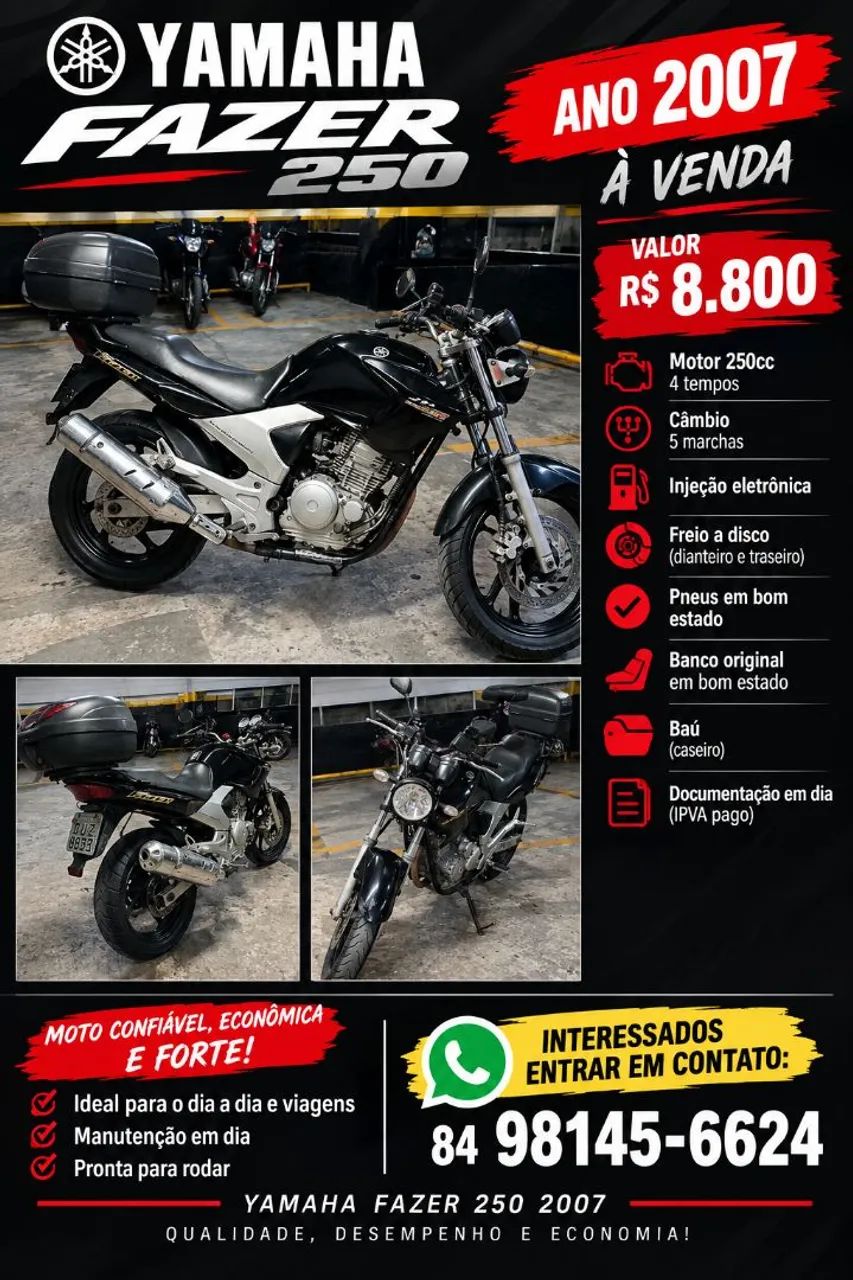 Fazer 250 - 2007 - Foto 4