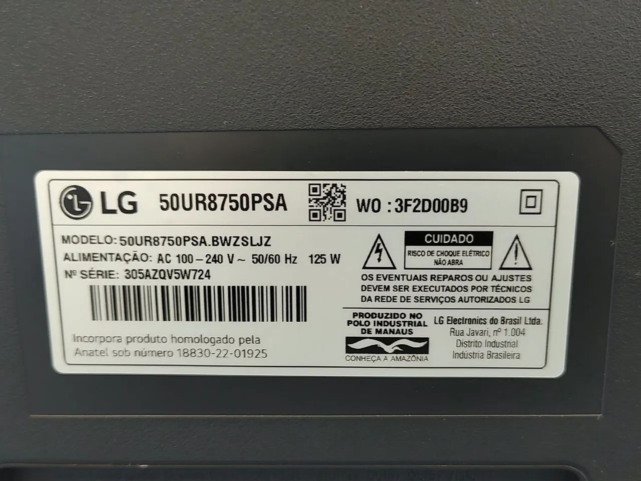 SMARTV LG 50 Pol LED (Display Quebrado) - Foto 4