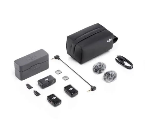 Microfone Dji Mic 2 (2tx Microfone + 1rx Receptor + 1 Case)