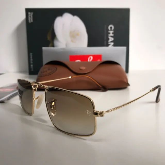 oculos de ray ban sol julie marrom