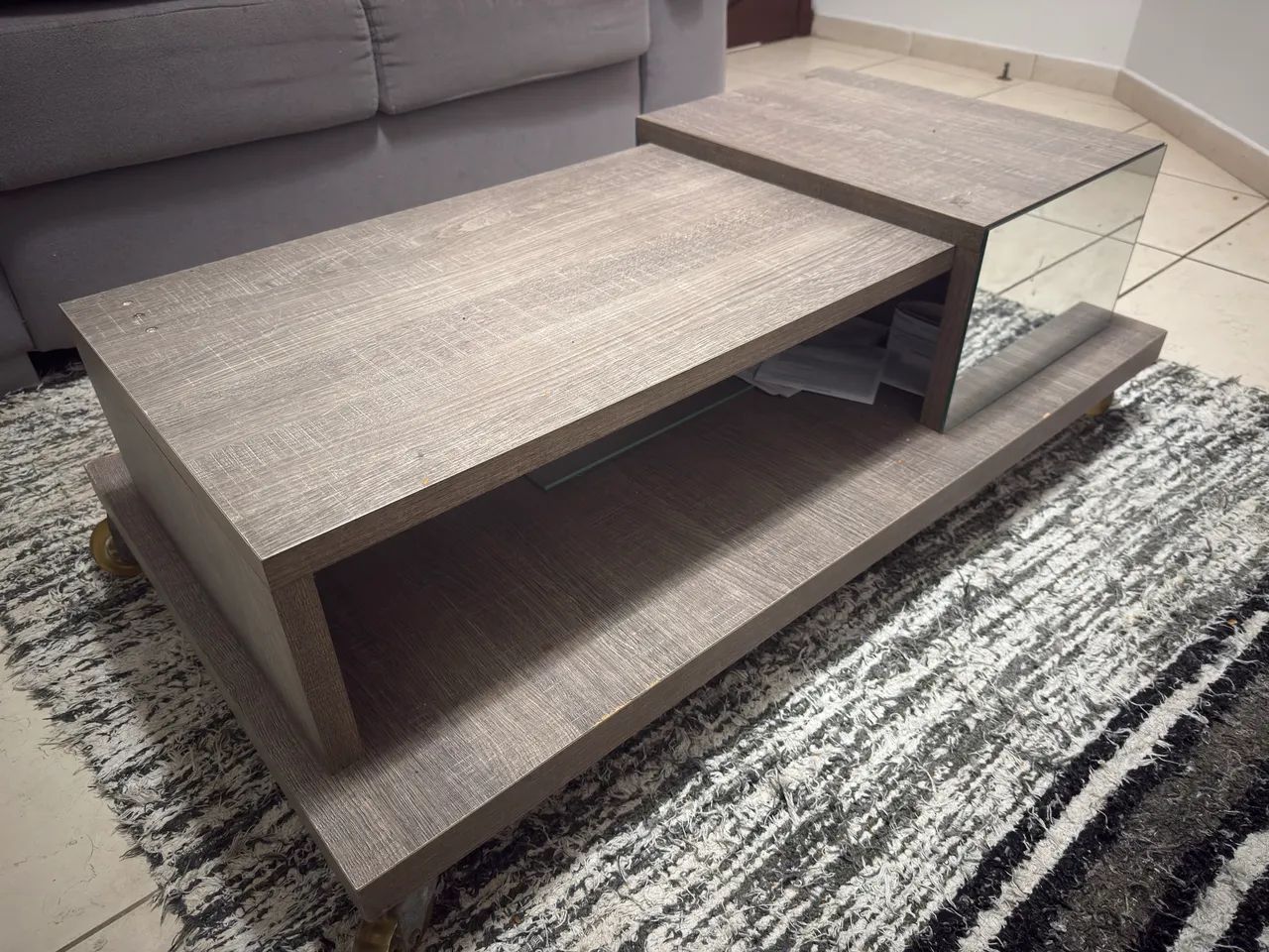 Mesa de Centro com Espelho Lateral  - Foto 2