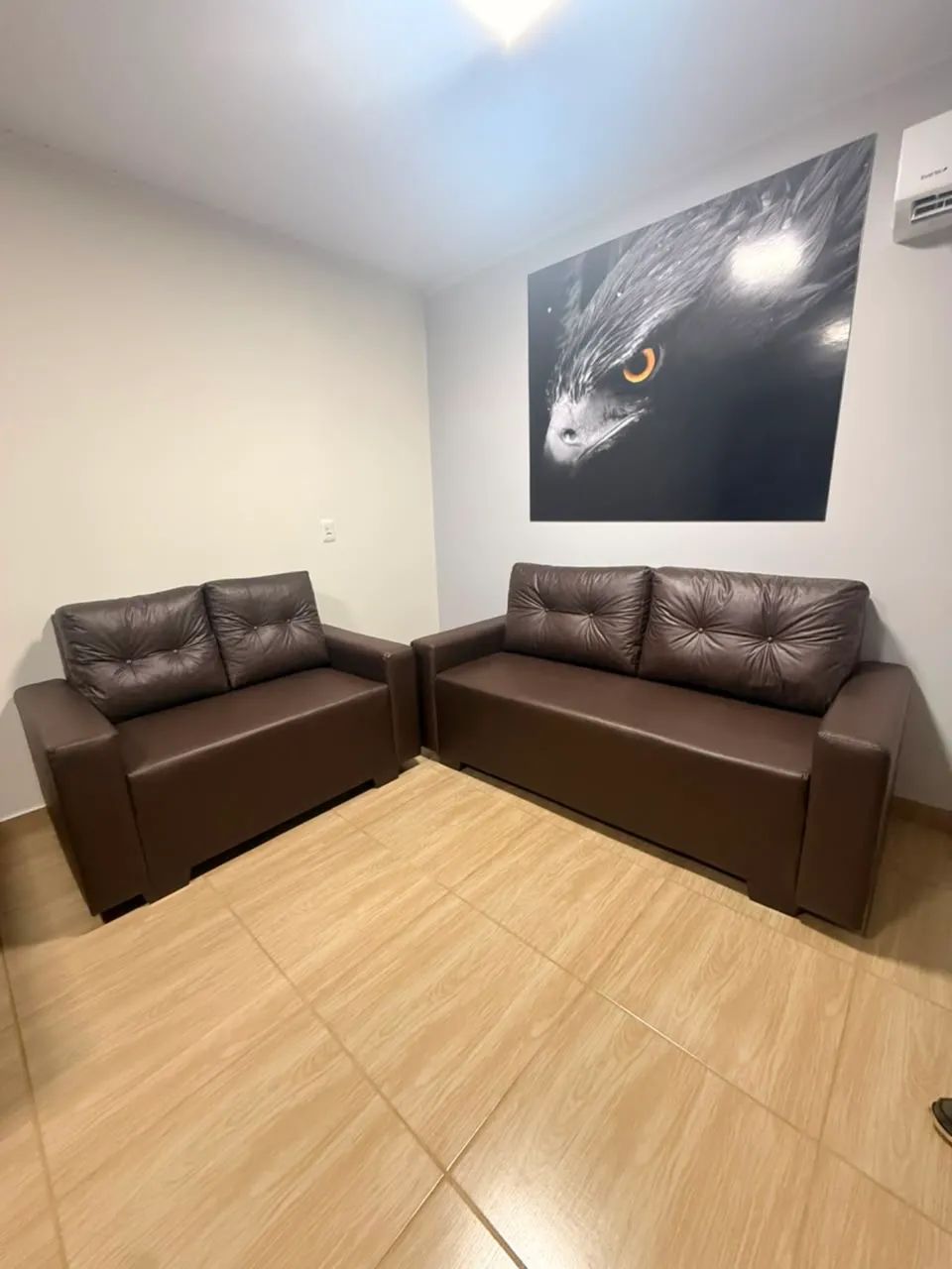 Sofá em courino novo apronta entrega - Foto 2