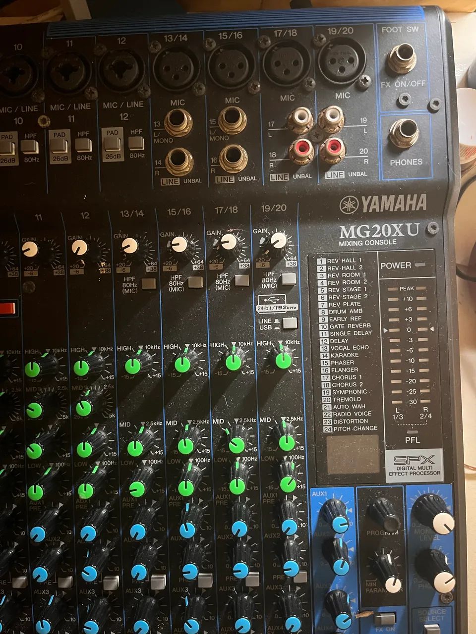 Mesa de som Yamaha Mg20xu - Foto 2