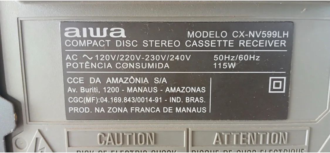 Sm Micro System Aiwa NSX 599 - Foto 4