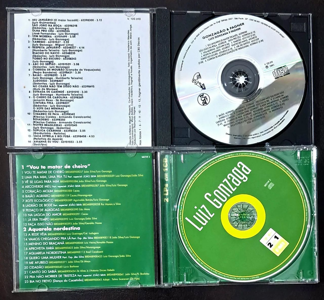 2 CDs com 3 álbuns de Luiz Gonzaga. - Foto 2