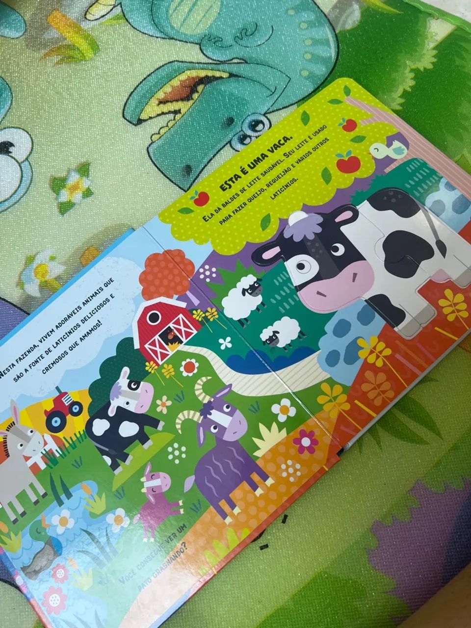 Livro infantil interativo com quebra cabeça  - Foto 2