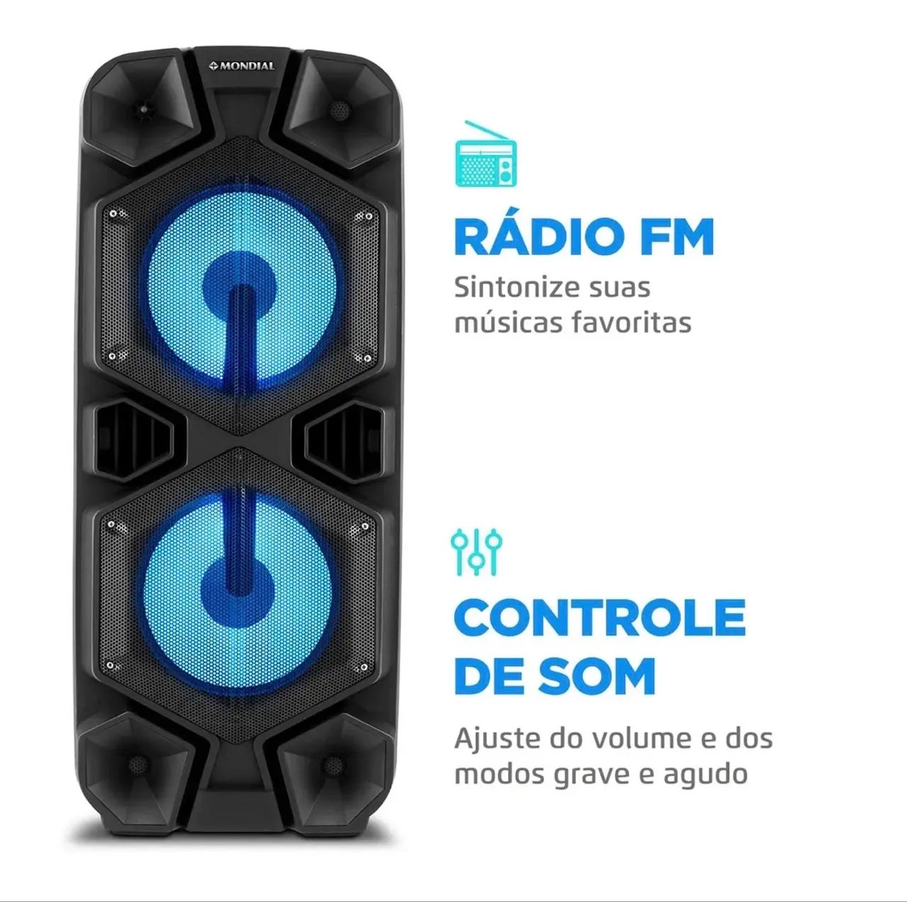 Caixa de som mondial  - Foto 3