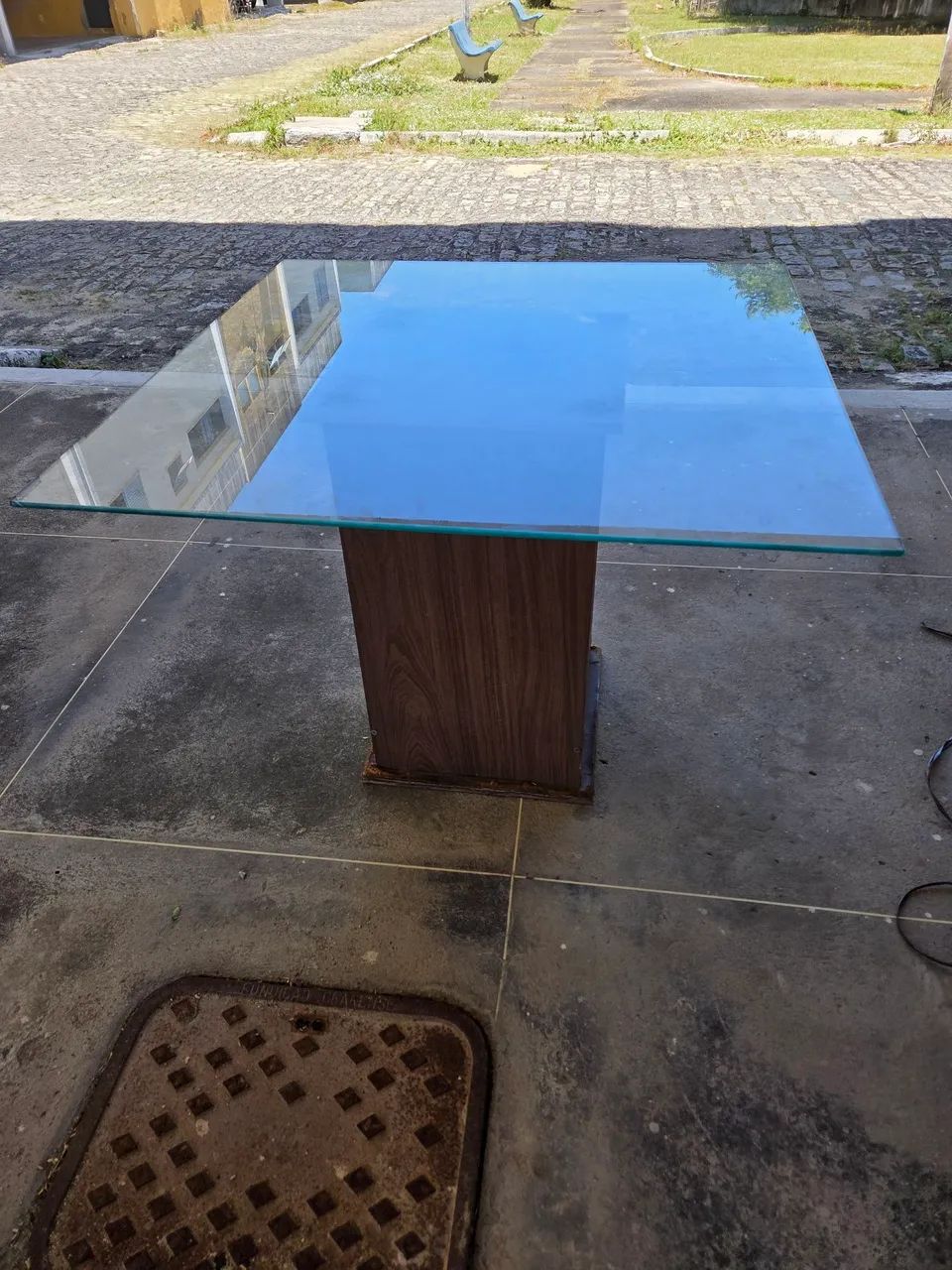Mesa de vidro quadrada - Foto 4