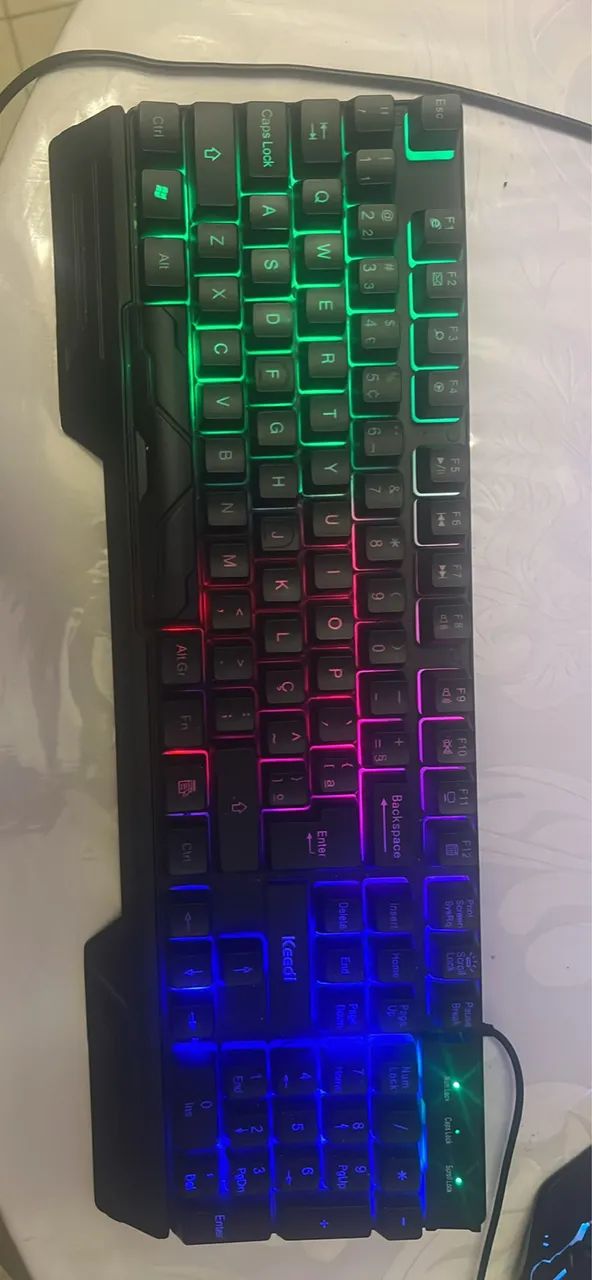 Kit teclado e mouse Gamer RBG - Foto 2