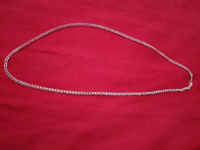 Cordão de prata 65 cm 