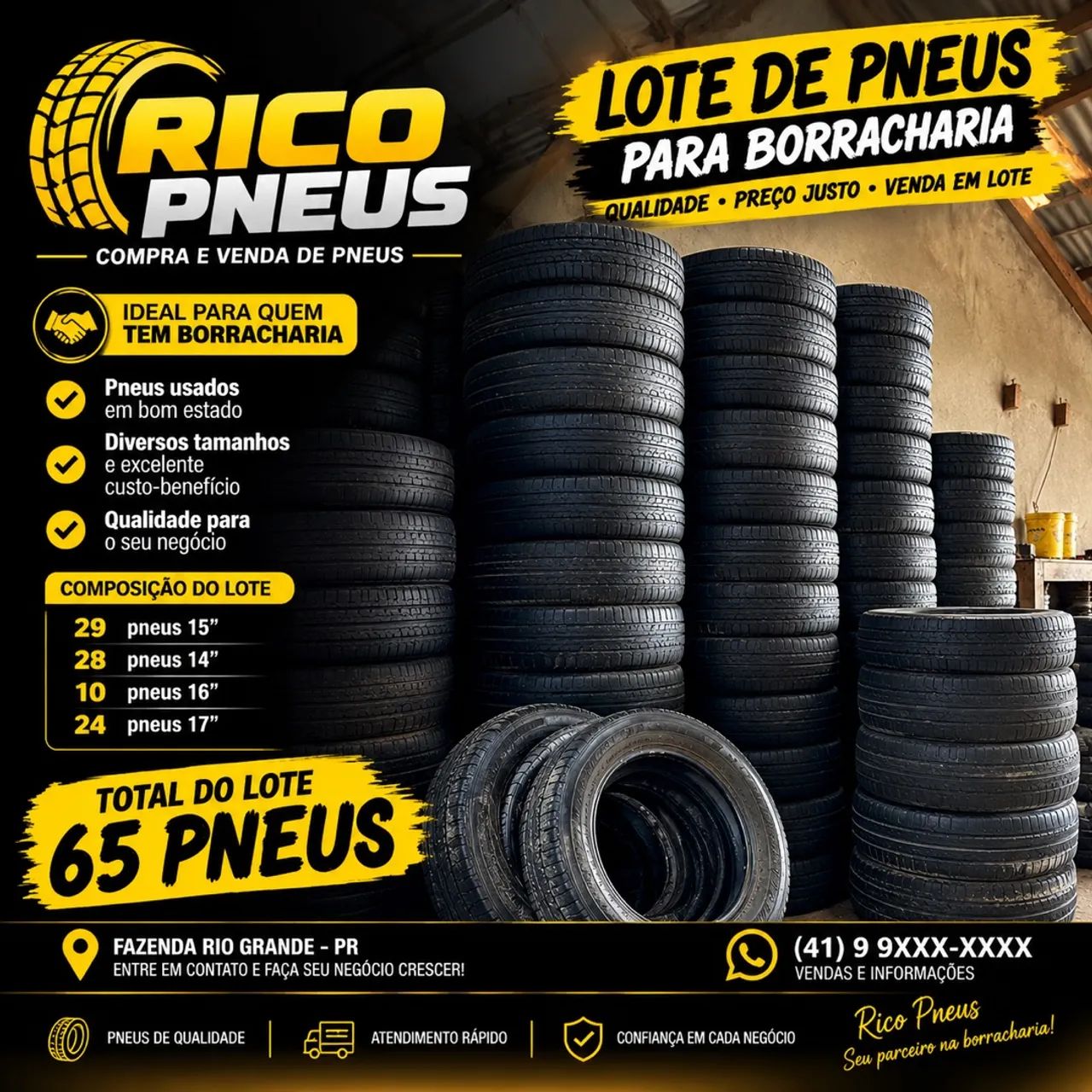 Lote de pneu  - Foto 5