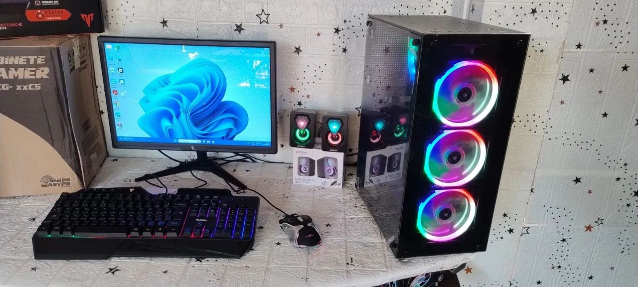 Computador i5, quarta geração, monitor 19 polegadas LED com HDMI 