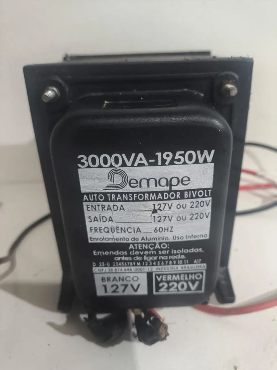 TRANSFORMADOR BIVOLT 