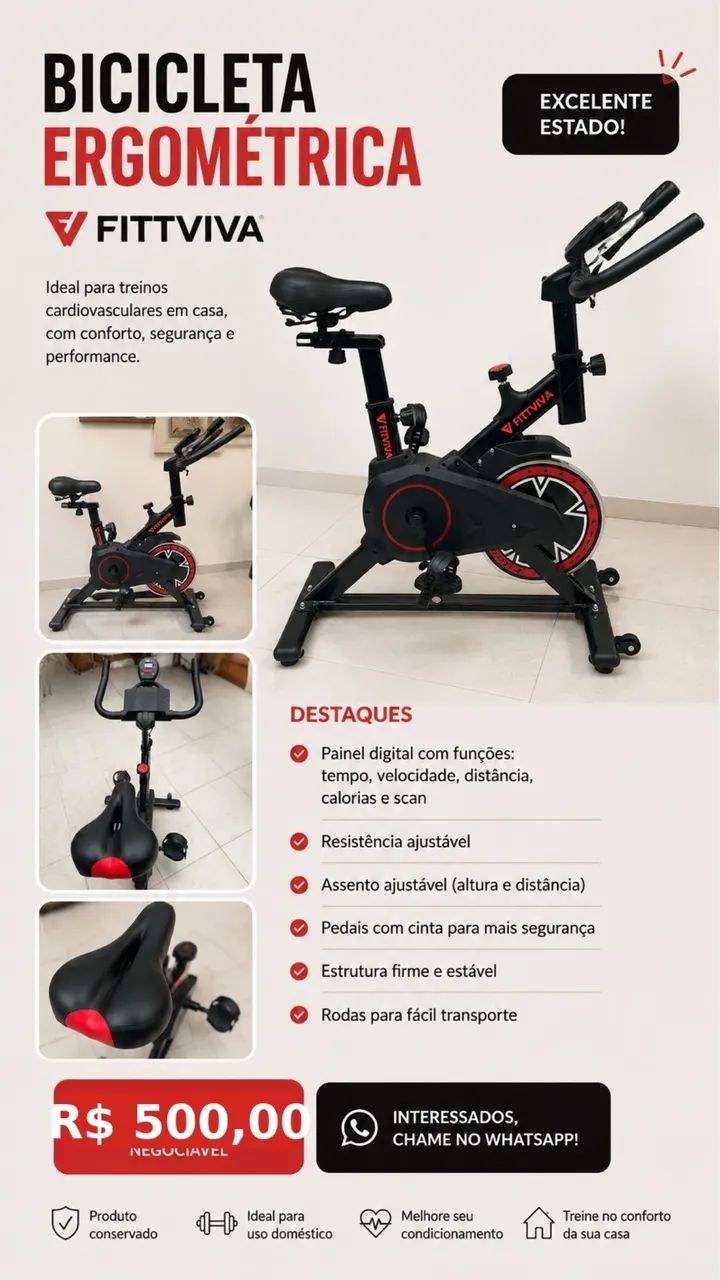 Bicicleta Ergométrica FittViva