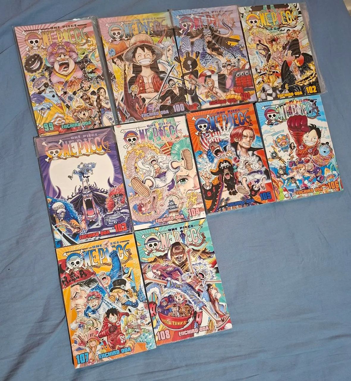 Coleção one piece do vol 99 ao 108 - Livros e revistas - Jardim