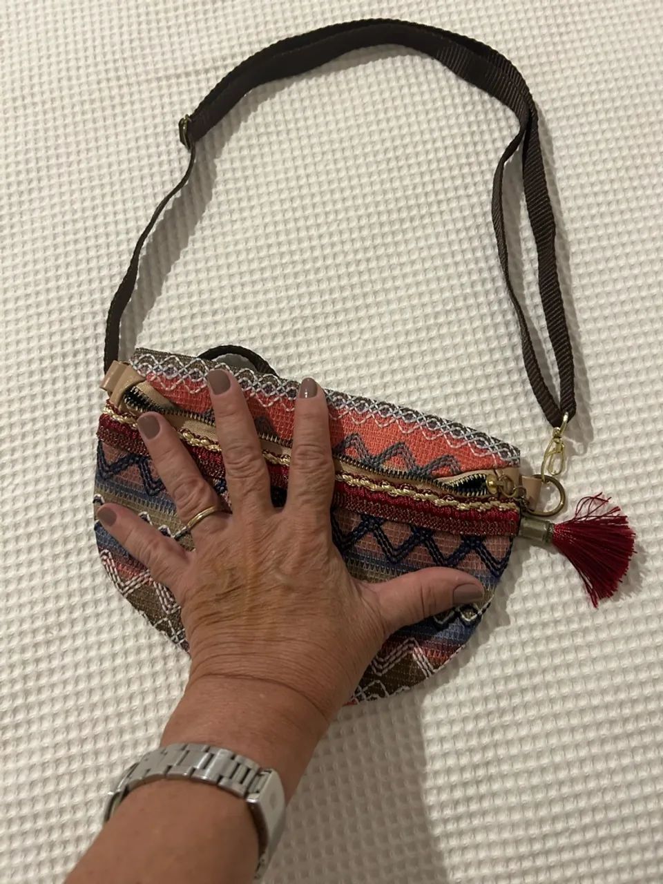 Bolsa transversal ou pochete - Foto 5