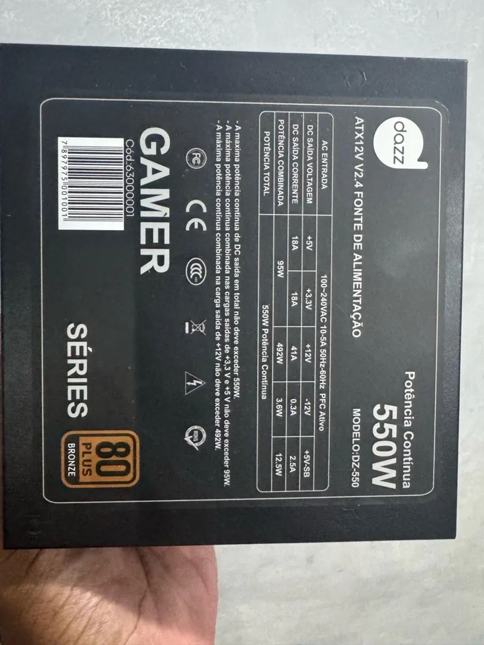 Fonte de PC 550w - Foto 3