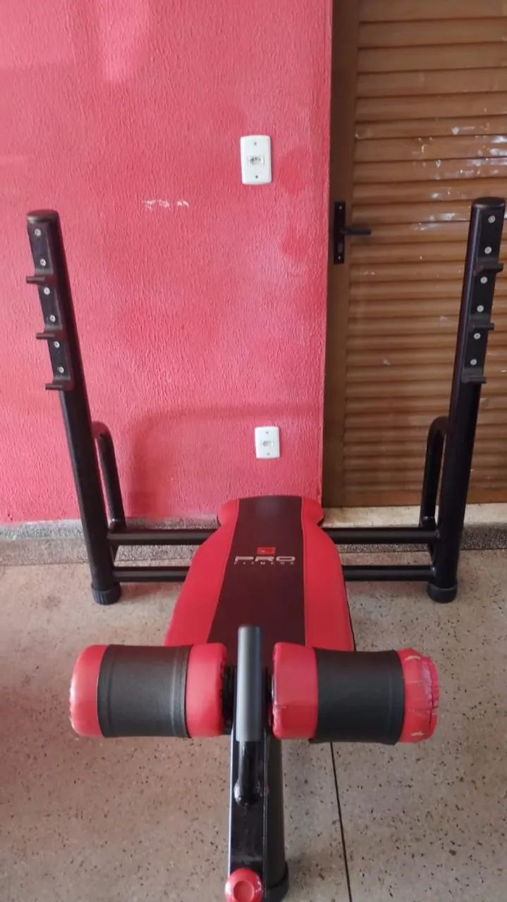 Aparelhos de academia.