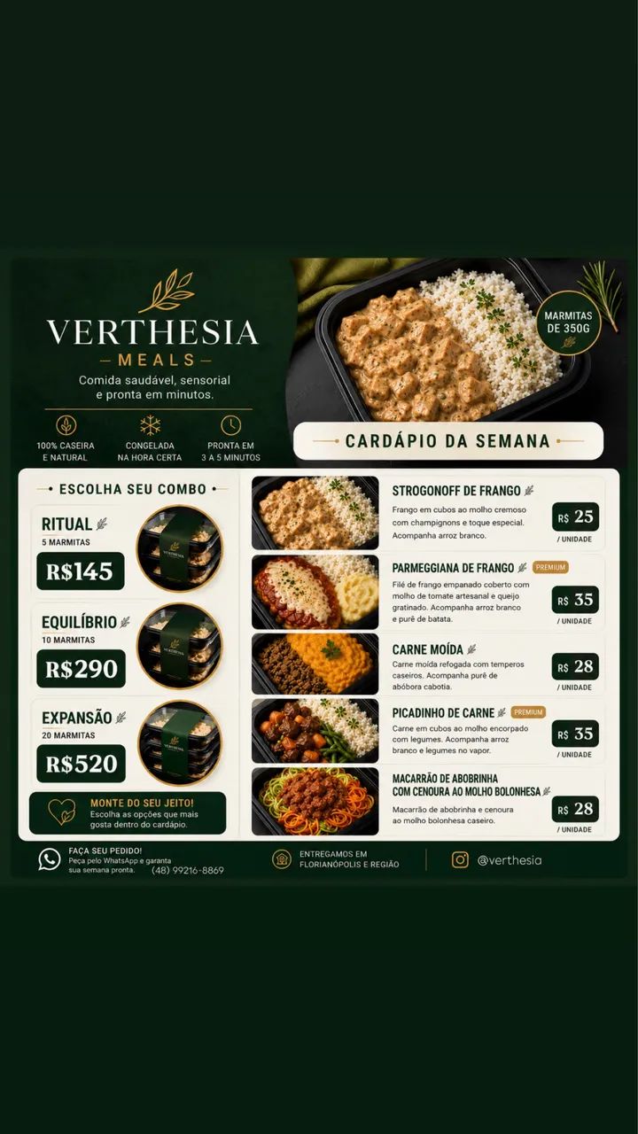 Marmitinhas congeladas