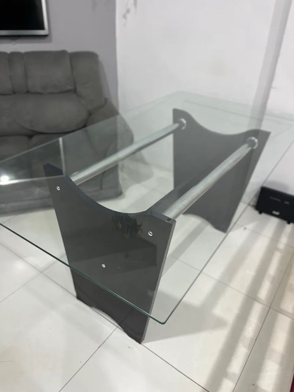 Mesa de vidro 1,70 x 90