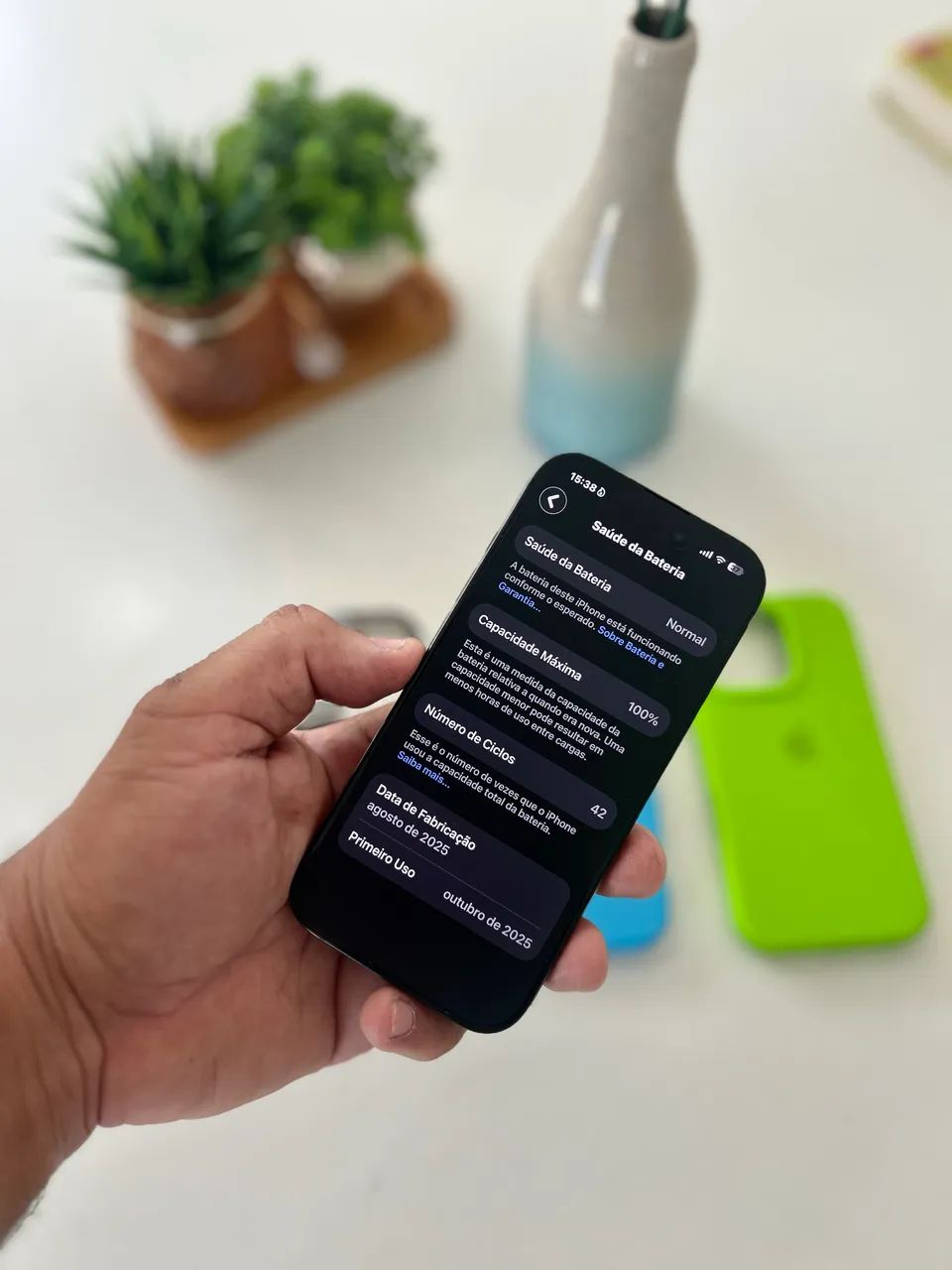 iPhone 16 PRO 256GB bateria 100% - Foto 3