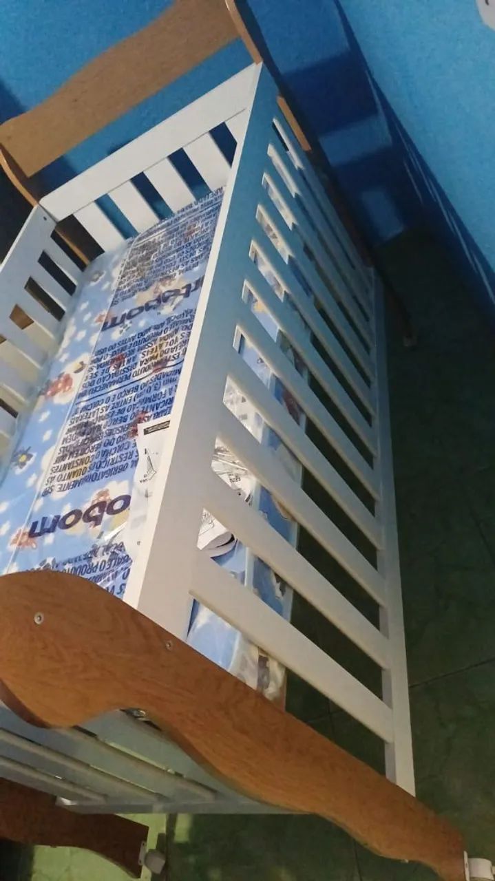 BERÇO CAMA COM COLCHAO , SEM USO. - Foto 3