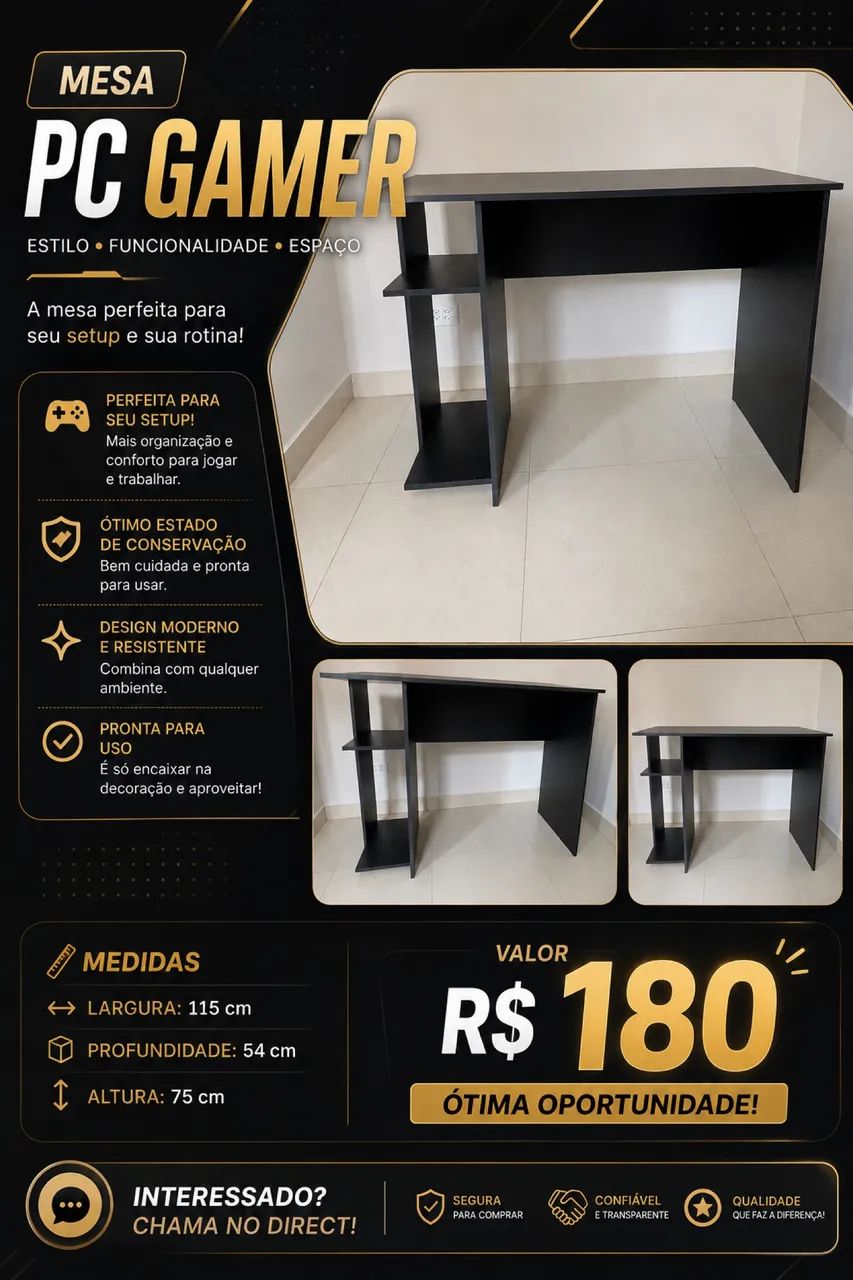 Mesa Pc Gamer - Foto 3