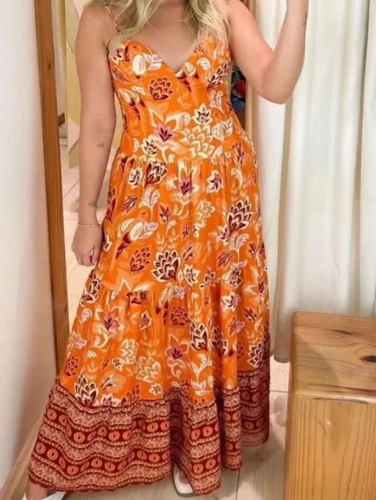 vestido estampado farm G