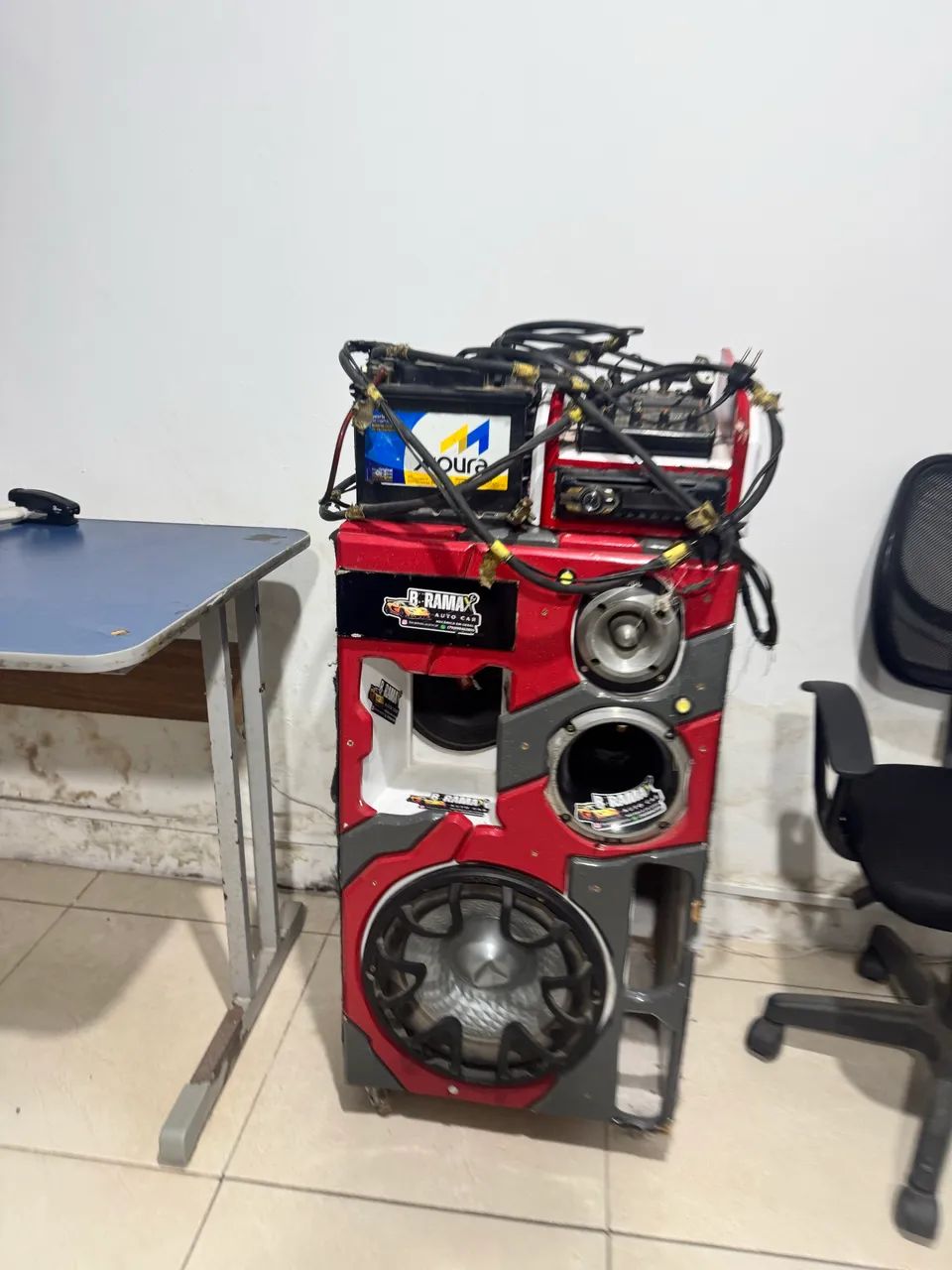 Som automotivo com grave e médio caixa bob - Foto 2