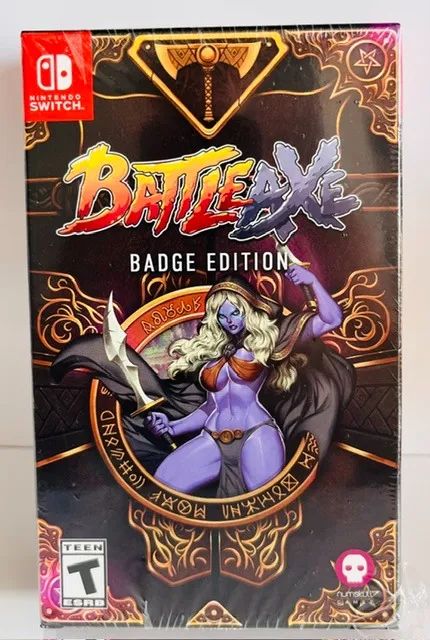 Battle Axe Badge Edition Collection NINTENDO SWITCH * ( RARO