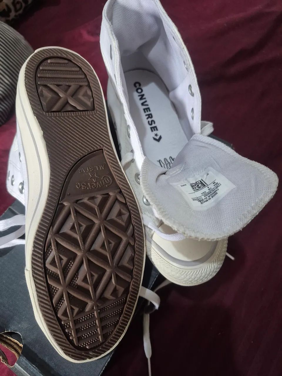 Tênis All Star botinha branco  - Foto 5