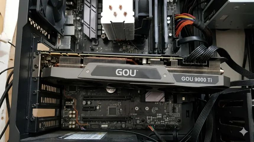 Suporte Placa de Vídeo Universal GPU Ajustável Anti Queda RTX RX Universal - Foto 3