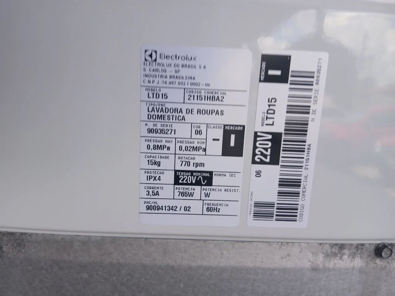 Lavadora Electrolux 15 kg. - Foto 6