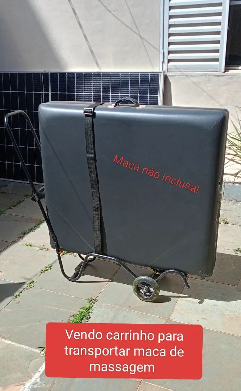 Vendo carrinho pra transportar maca de massagem 