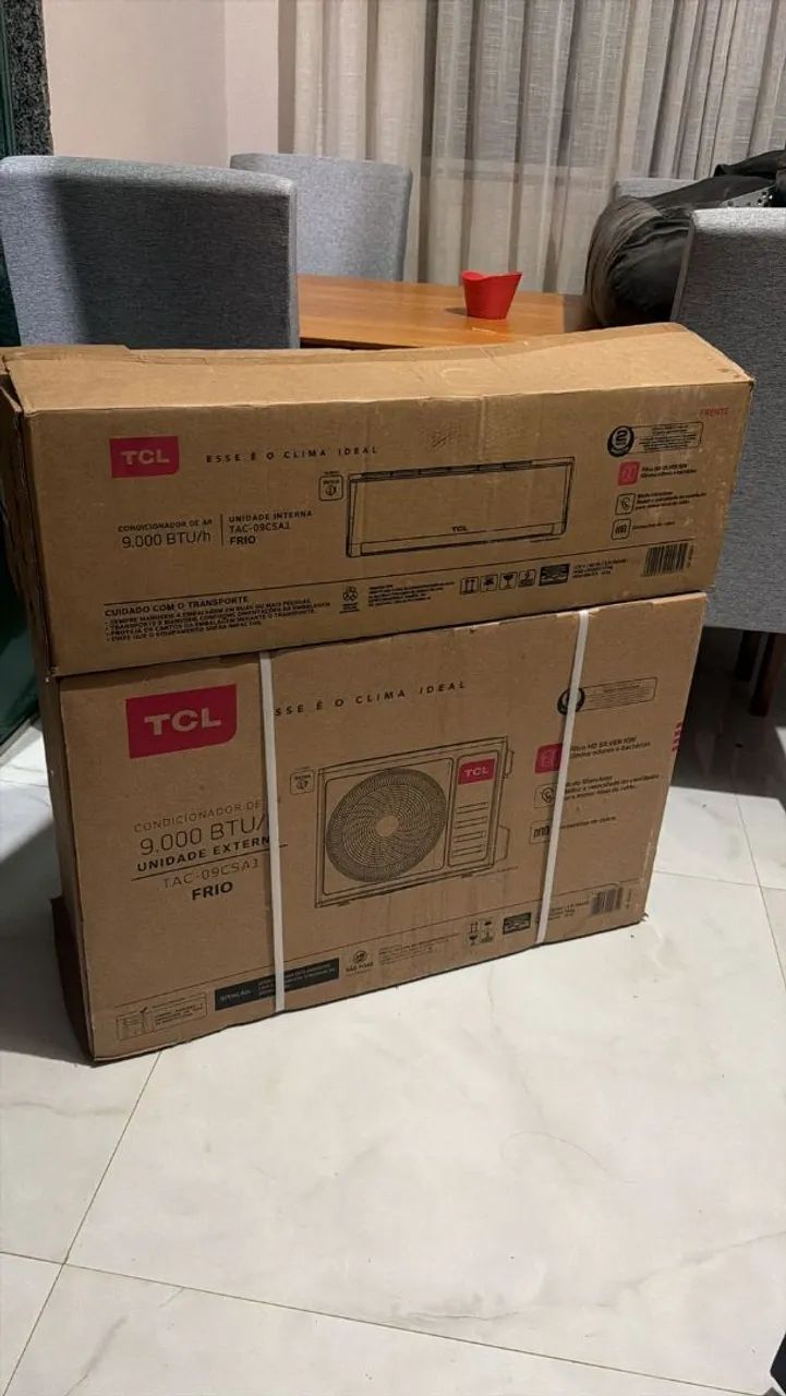 Ar condicionado novo 