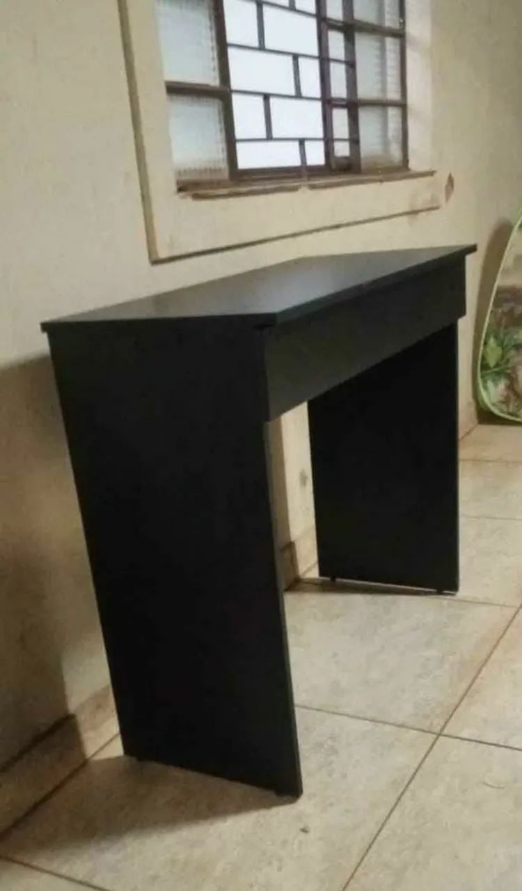 MESA IDEAL PARA ESTUDO SEM GAVETA MDF NOVO  - Foto 2